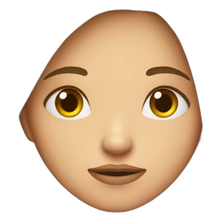 A girl who sulks sticker