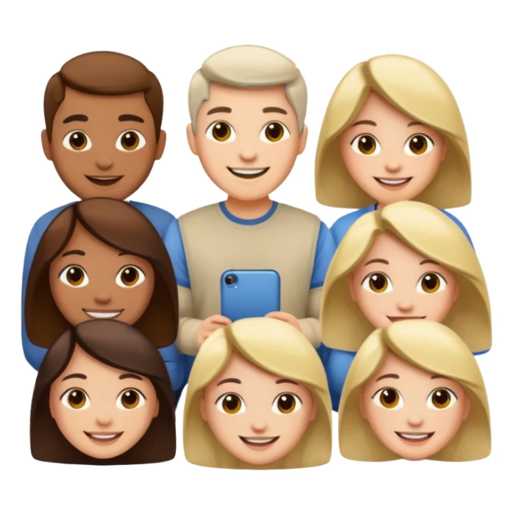 Capital humain groupe de personnes sticker