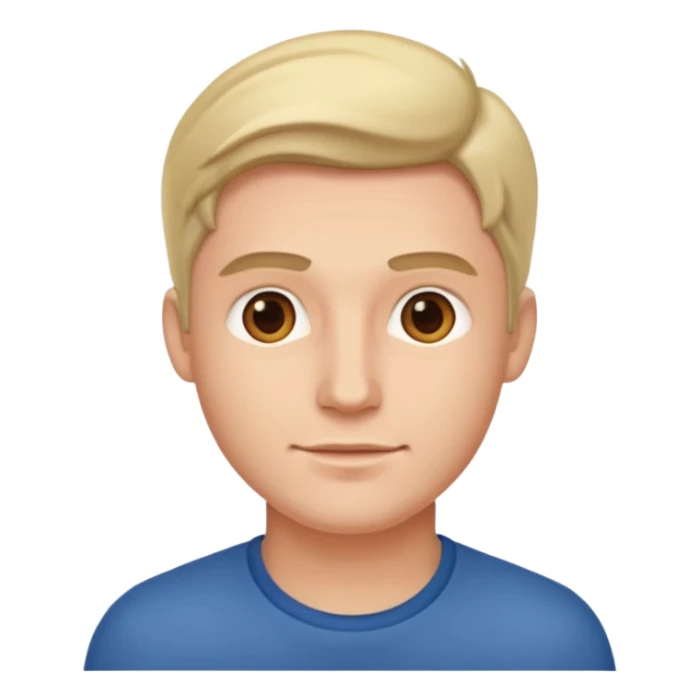 un bel homme vu de trois quart sticker