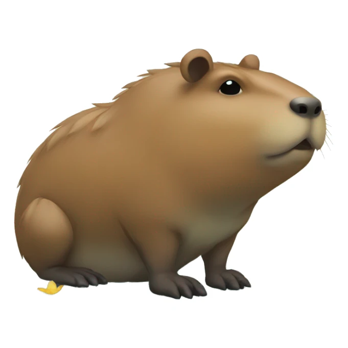 capybara and aligator sticker