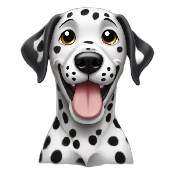 Dalmatien qui pleure de rire sticker