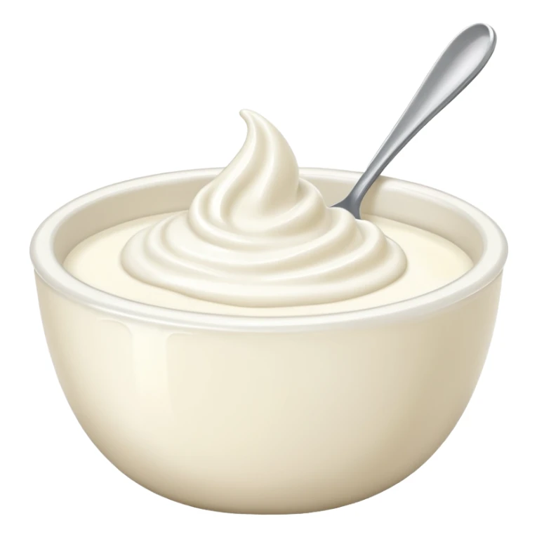 a bowl of yogurt sticker