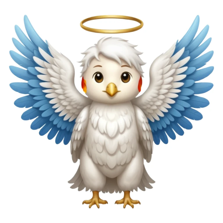 un animal ange de mongolie sticker