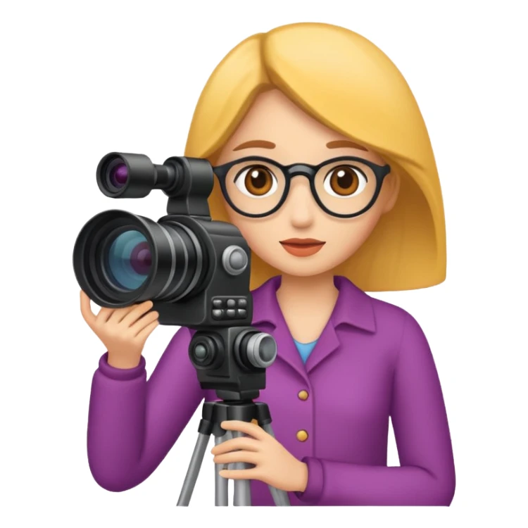 woman making film sticker