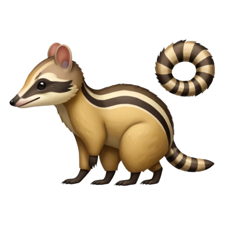 Cacomistl-Anteater-Civet-Numbat-hybrid (full body) sticker