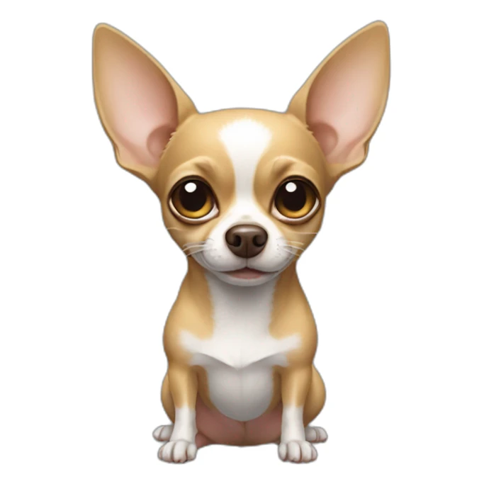 Combination of a chihuahua and a rat sticker