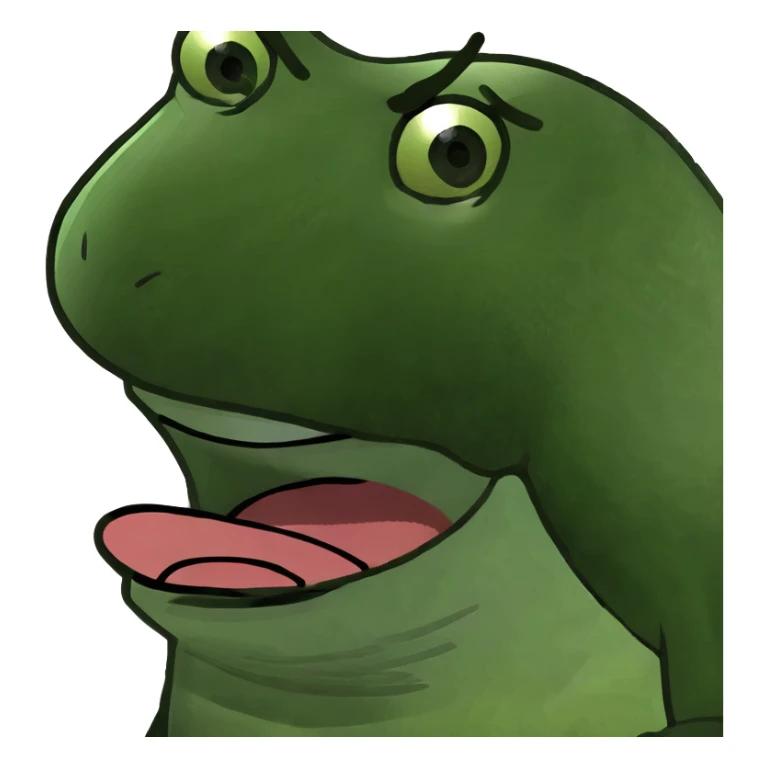 Woman shaking their head with tongue out sticker