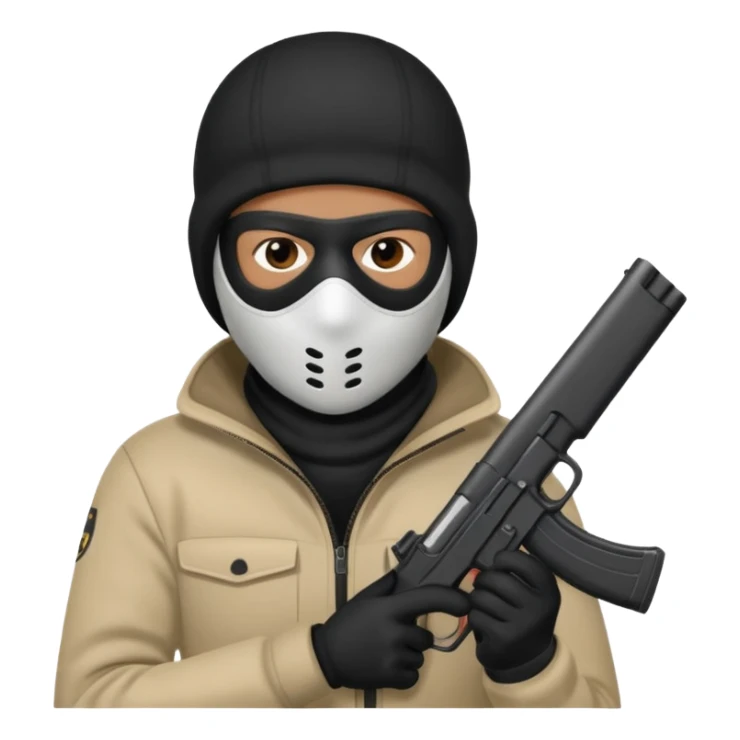 Peux tu me faire un braqueur 🙏🏽  sticker