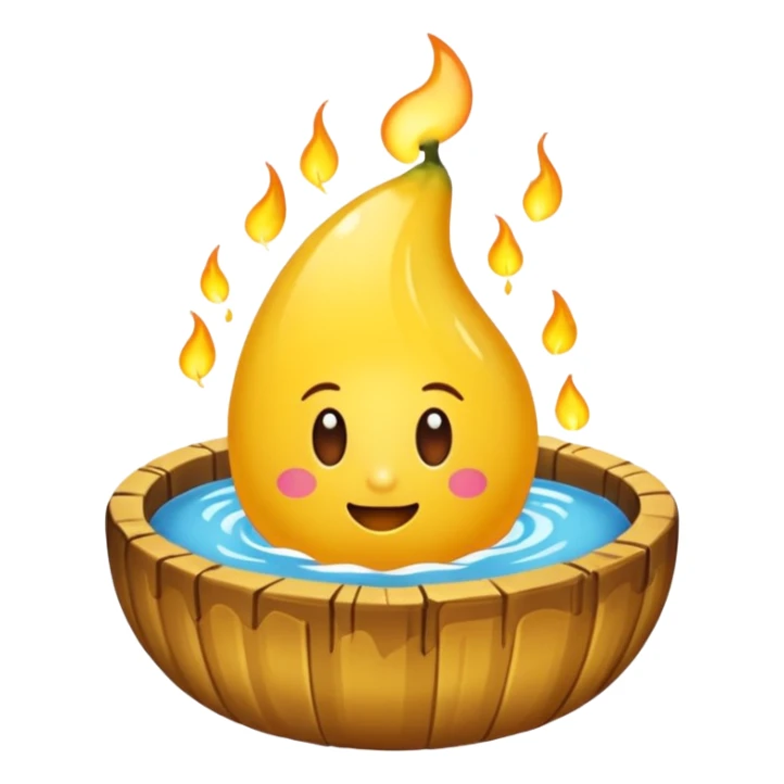 Crie emojis de uma química que produz velas sticker