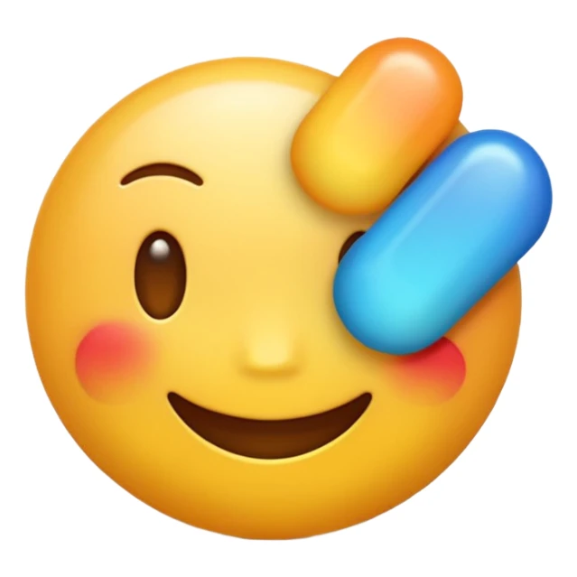 emoji-style glossy size icon with bold rounded letters “XS”, smooth gradients, soft highlights, minimal shading, clean shiny 3D look, no background, high-quality emoji aesthetic sticker