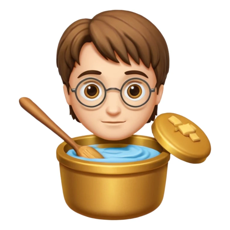 Harry pot de beurre ( harry potter mais dans un pot de beurre  sticker