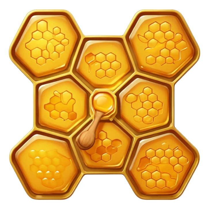 a piece of honeycomb sticker