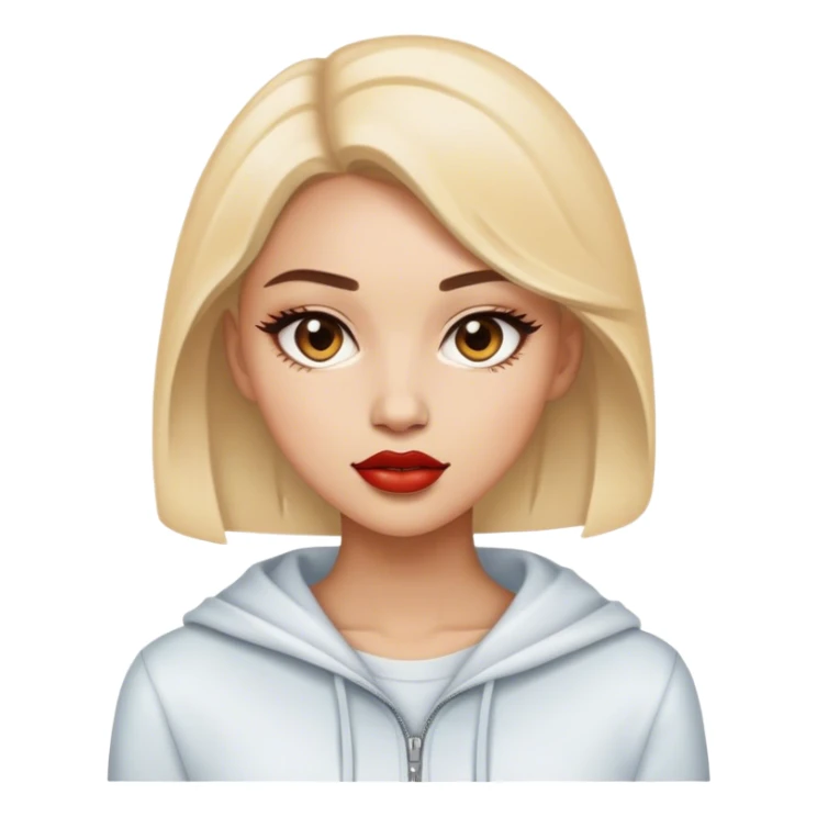 Fashion girl sticker