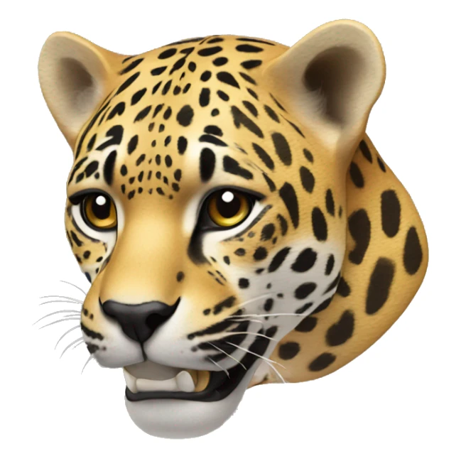 jaguar and artist palette sticker