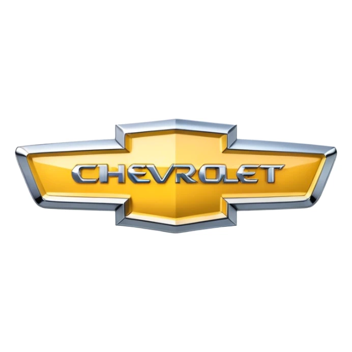 Chevrolet logo badge accurate straight sticker
