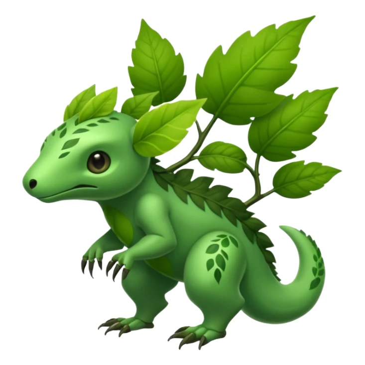 Skogen-Fakémon-hybrid-creature (full body)  sticker