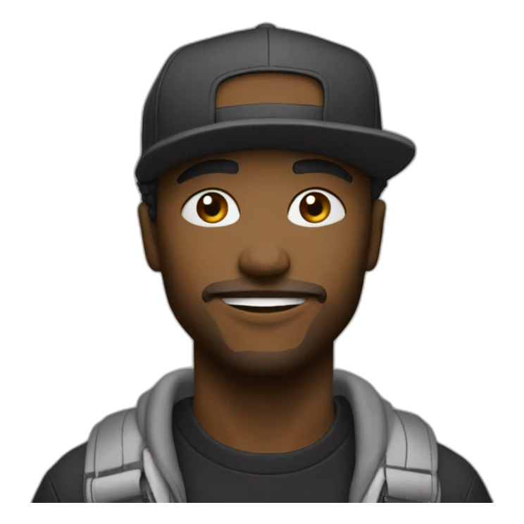 Le rappeur Jul qui fait le signe sticker