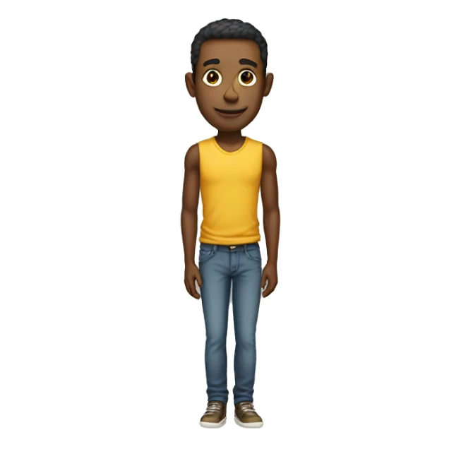 tall skinny male dew bag  sticker