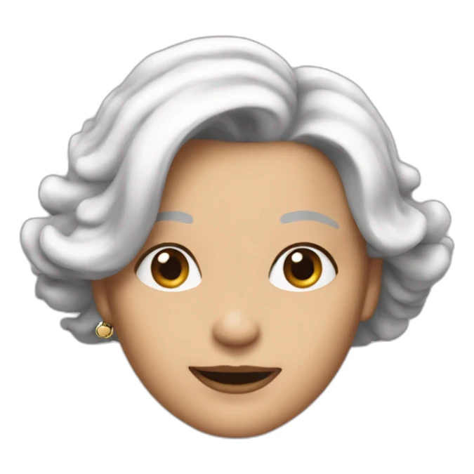 Bonnie white sticker