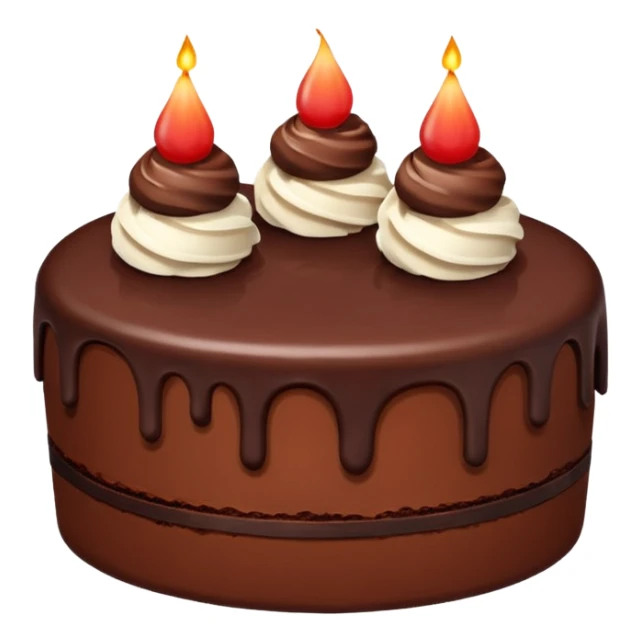  3 pieces of cake sticker