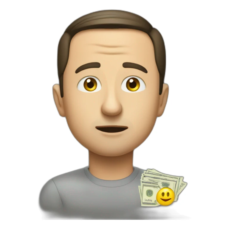 Volodymyr Zelenskyy asking for money sticker