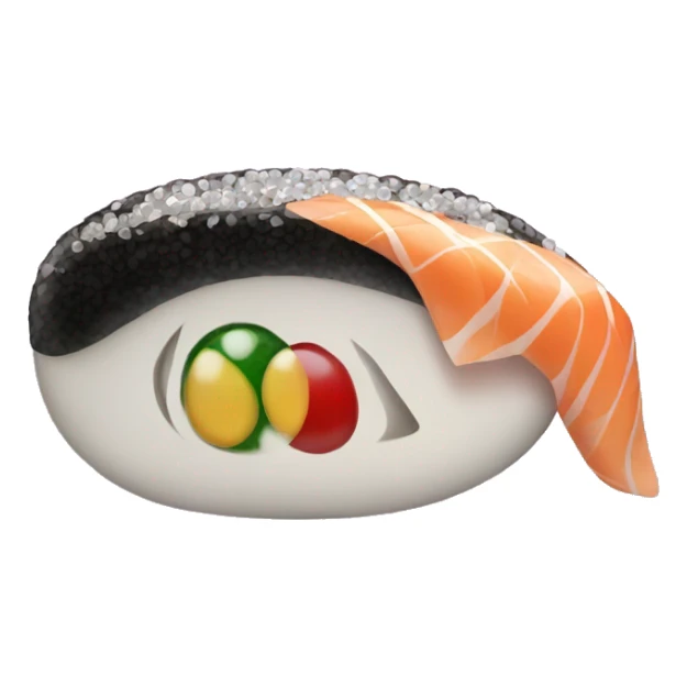 Sparkling sushi sticker