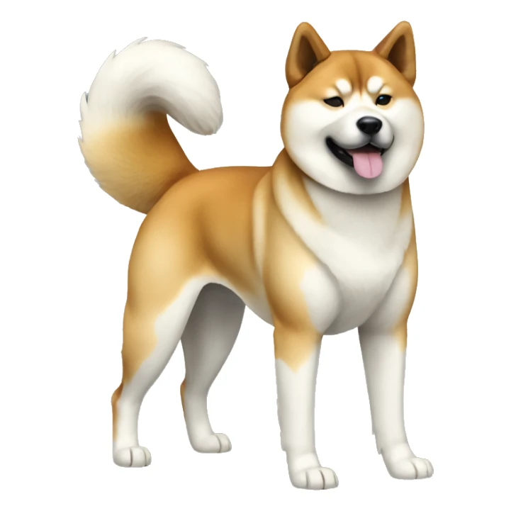 Akita Inu Dog Breed Full Body sticker