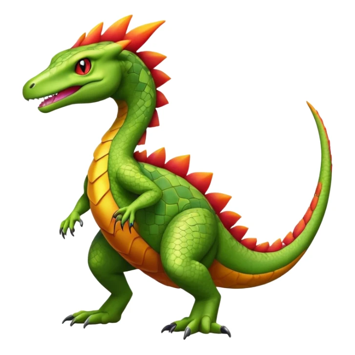 Sceptile-Salazzle-Pokémon-Fakémon-creature sticker