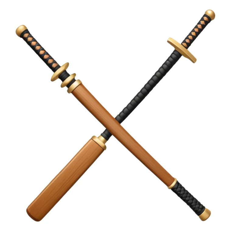 Kendo shinai emoji sticker