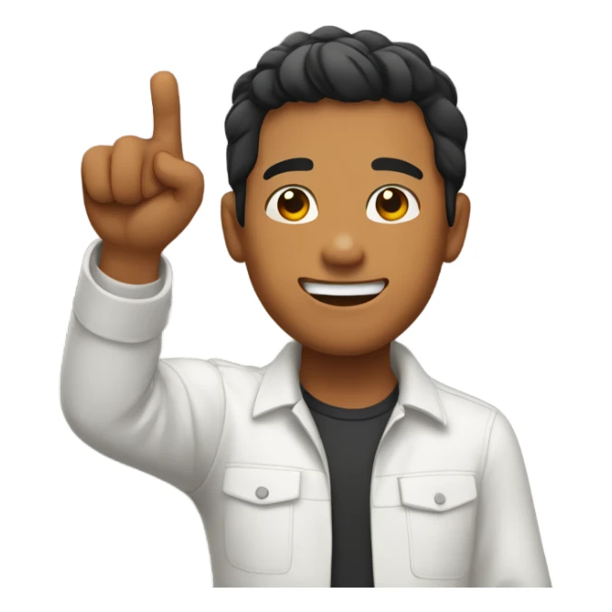 Filipino irl showing shaka sticker