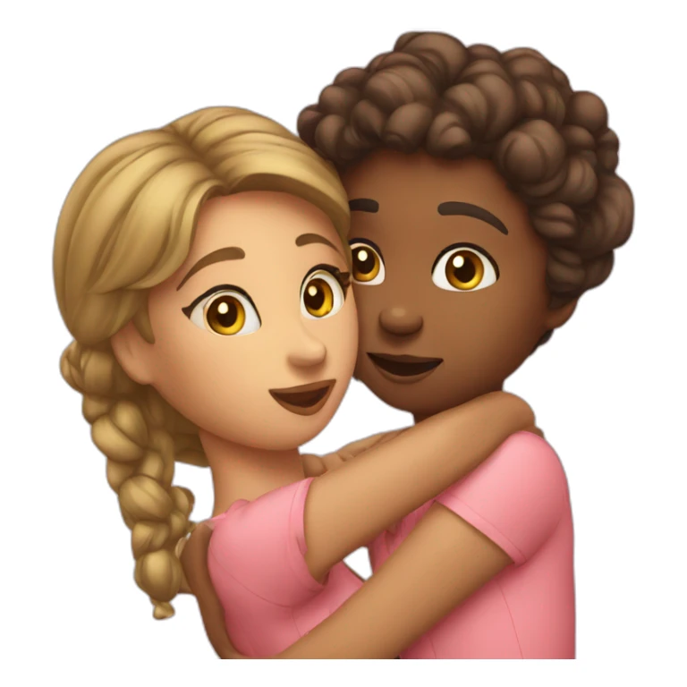 Girl-kisses-a-girl sticker