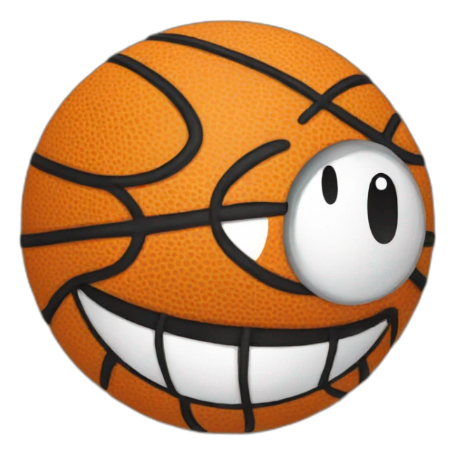 Basketball sticker