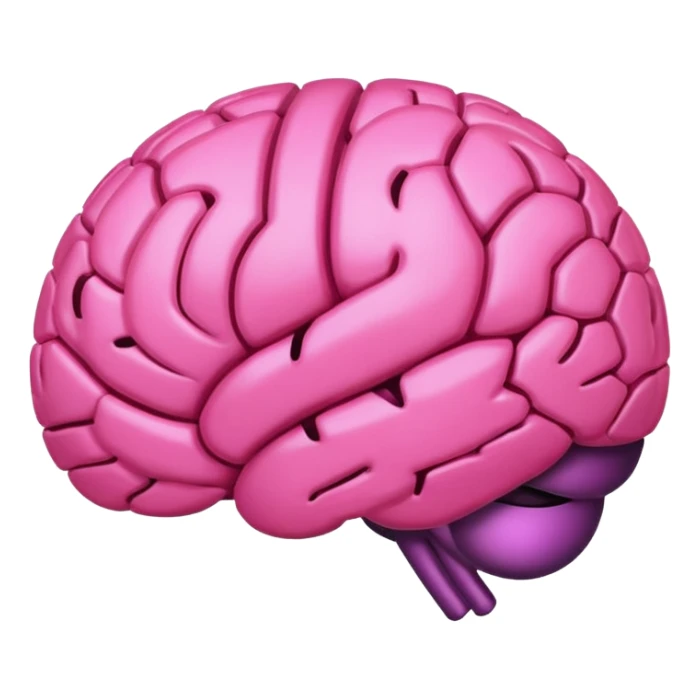 hazlo rosita mas estetico como el emoji del cerebro y ya sticker