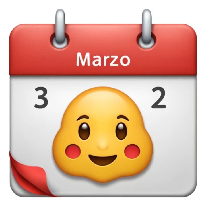 muestrame un emoji de calendario con la fecha "tres de marzo" sticker
