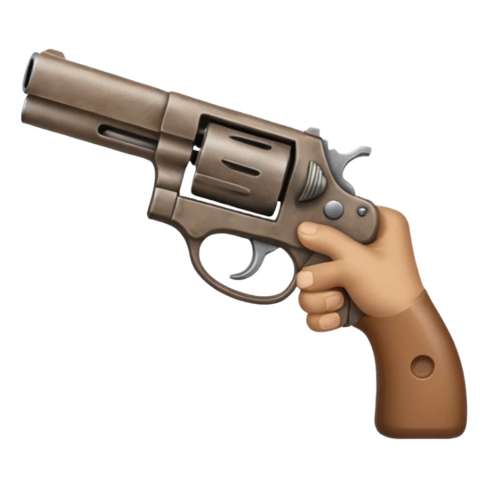 Guns up hand sticker