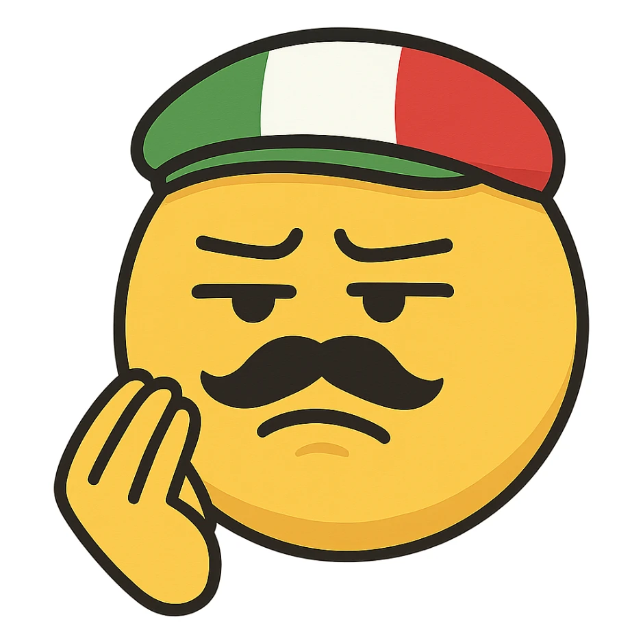 Italian meme emoji style 1 sticker