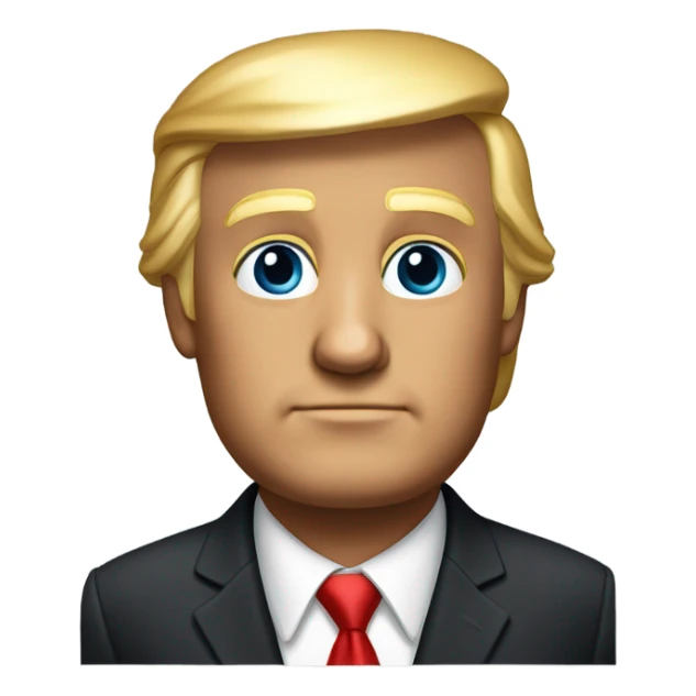 Donald j trump realistic sticker