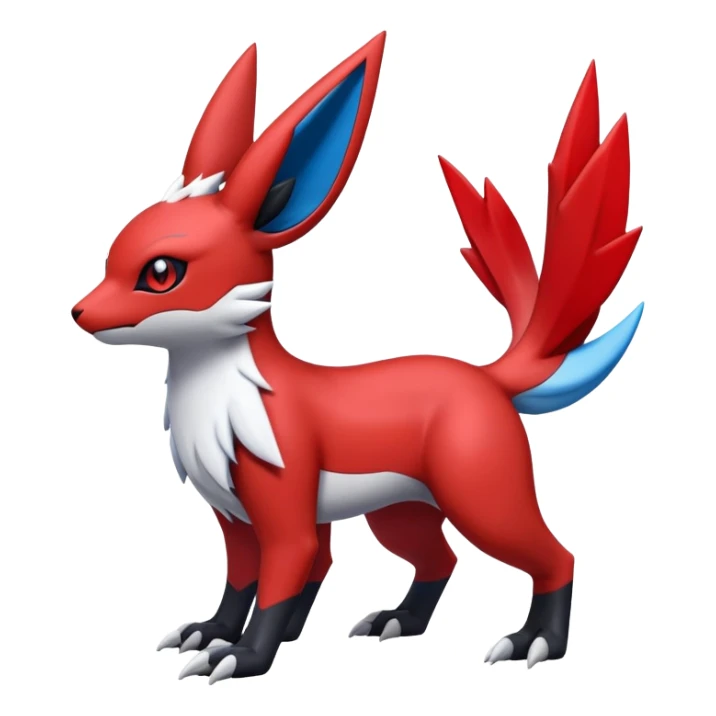  Cute Guilmon-Latias-Umbreon-Fakémon-hybrid-creature (full body)  sticker