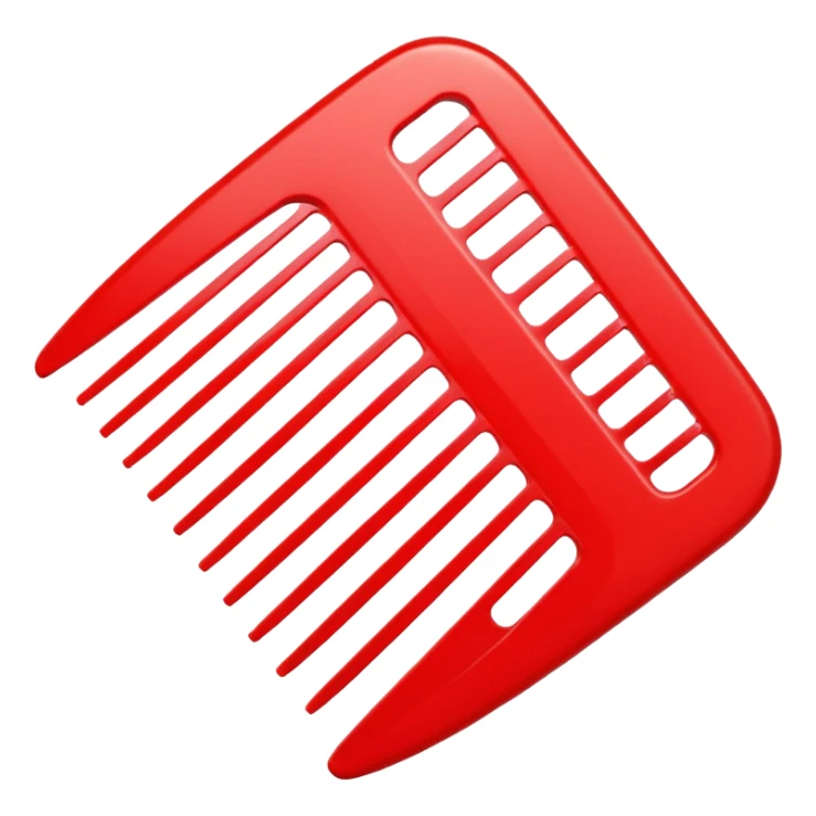 comb red sticker