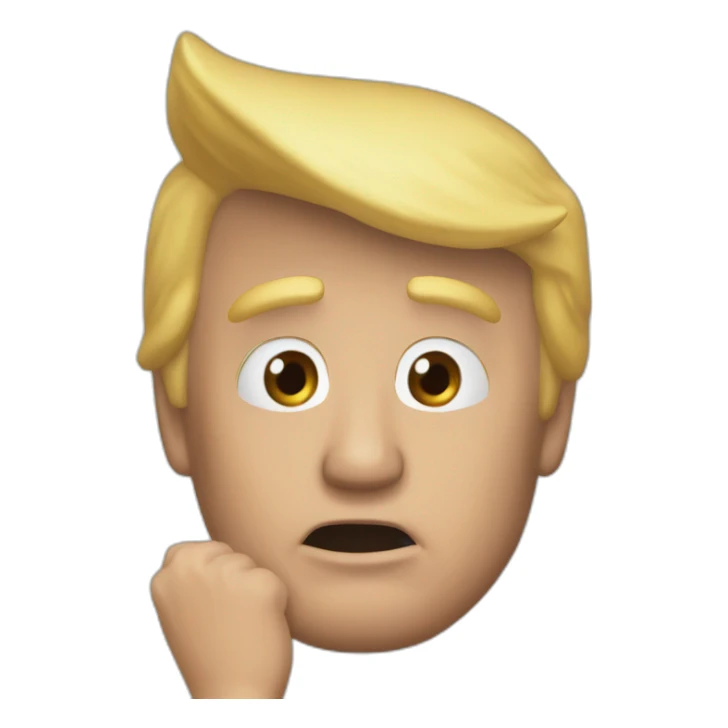 Donald trump pointe le doigt en avant sticker