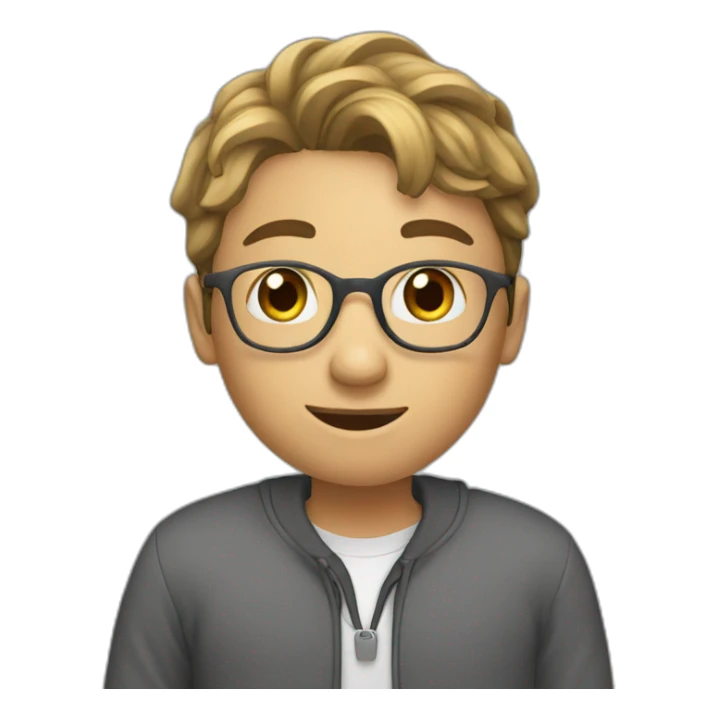 student speaking well sticker