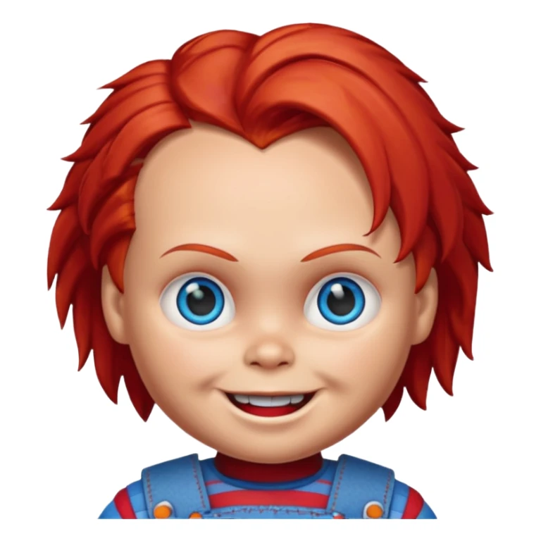 Un emojin de chuky sticker