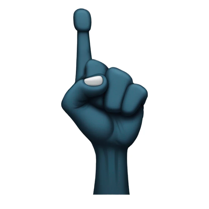 hand fist holding a guitar pick sticker