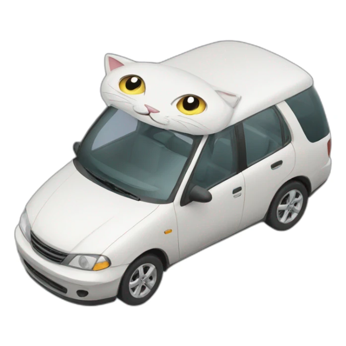 cat car sticker