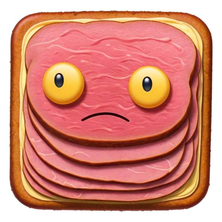 Edvard munch the scream SPAM MEAT landscape  sticker