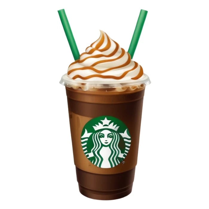 Starbucks iced coffee with Dubai chivalry bar with green filling and burn Khalifa  sticker