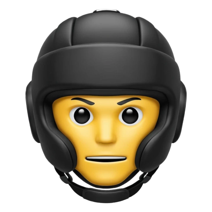 MMA headgear object icon, protective sparring helmet, padded texture, 3D cartoon, mobile game icon style, centered, clean background, no text, no watermark sticker