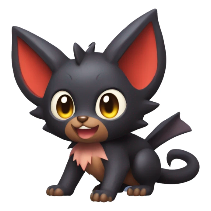 Bat-Litten-Zorua full body sticker