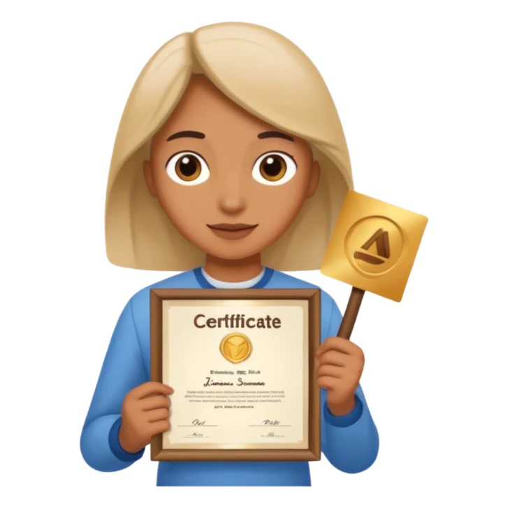 PERSONA CERTIFICANDOSE sticker