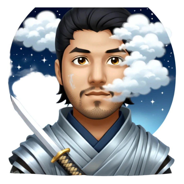 Moonlit Samurai sticker